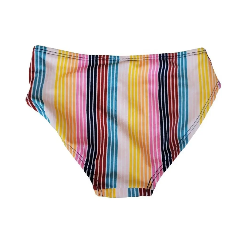Girls Art Class Rainbow Bikini Bottom Girls Bathing Suit Size XS